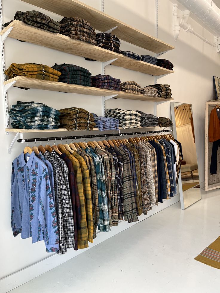 Organized laundry shelf